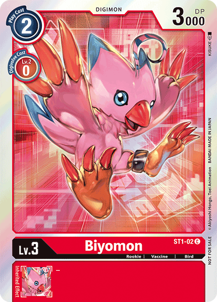 Biyomon [ST1-02] (Event Pack) [Starter Deck: Gaia Red Promos] Sale