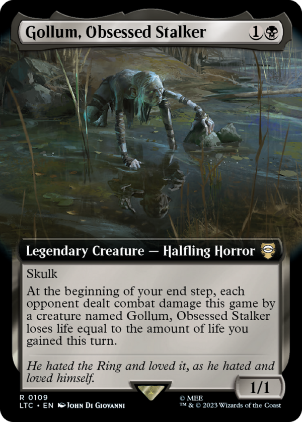 Gollum, Obsessed Stalker (Extended Art) [The Lord of the Rings: Tales of Middle-Earth Commander] For Cheap