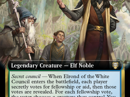 Elrond of the White Council (Extended Art) [The Lord of the Rings: Tales of Middle-Earth Commander] Fashion