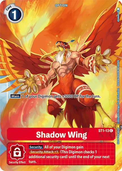 Shadow Wing [ST1-13] (Alternate Art) [Starter Deck: Gaia Red Promos] Online now