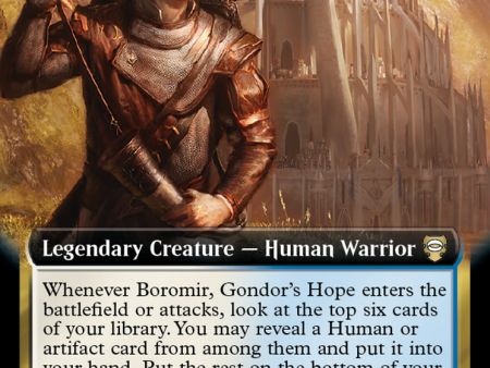 Boromir, Gondor s Hope (Extended Art) [The Lord of the Rings: Tales of Middle-Earth Commander] For Cheap