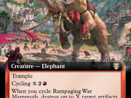 Rampaging War Mammoth (Extended Art) [The Lord of the Rings: Tales of Middle-Earth Commander] Fashion