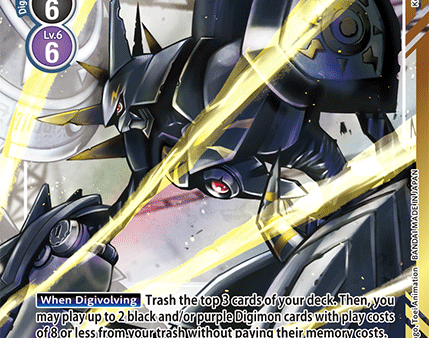 Omnimon Zwart [BT5-087] (Alternate Art - Kenji Watanabe) [Battle of Omni] Hot on Sale