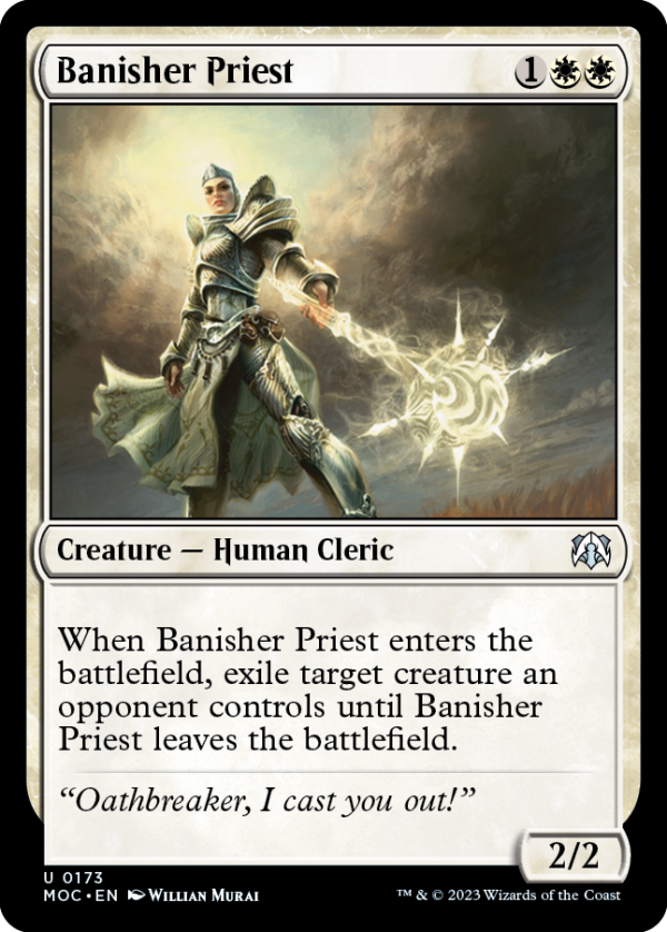 Banisher Priest [March of the Machine Commander] For Cheap