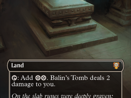 Balin s Tomb - Ancient Tomb (Surge Foil Realms and Relics) [The Lord of the Rings: Tales of Middle-Earth Commander] Discount