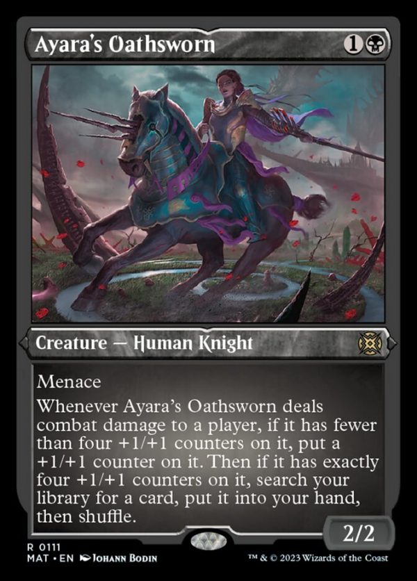 Ayara s Oathsworn (Foil Etched) [March of the Machine: The Aftermath] Cheap