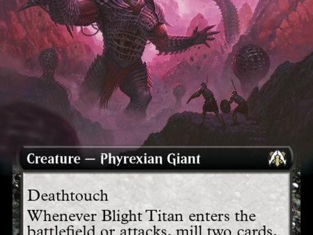 Blight Titan (Extended Art) [March of the Machine Commander] For Cheap