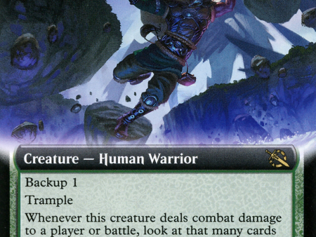 Doomskar Warrior (Extended Art) [March of the Machine] For Discount