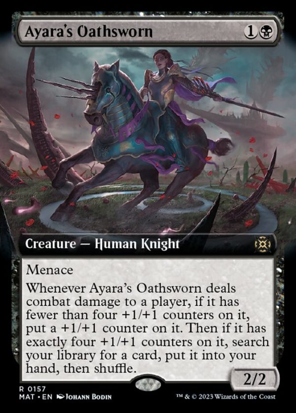 Ayara s Oathsworn (Extended Art) [March of the Machine: The Aftermath] Discount