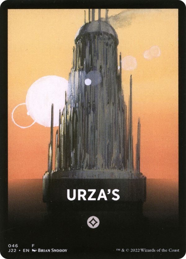 Urza s Theme Card [Jumpstart 2022 Front Cards] Supply