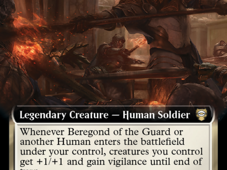 Beregond of the Guard (Extended Art) [The Lord of the Rings: Tales of Middle-Earth Commander] Online Sale