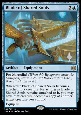 Blade of Shared Souls (Promo Pack) [Phyrexia: All Will Be One Promos] For Sale