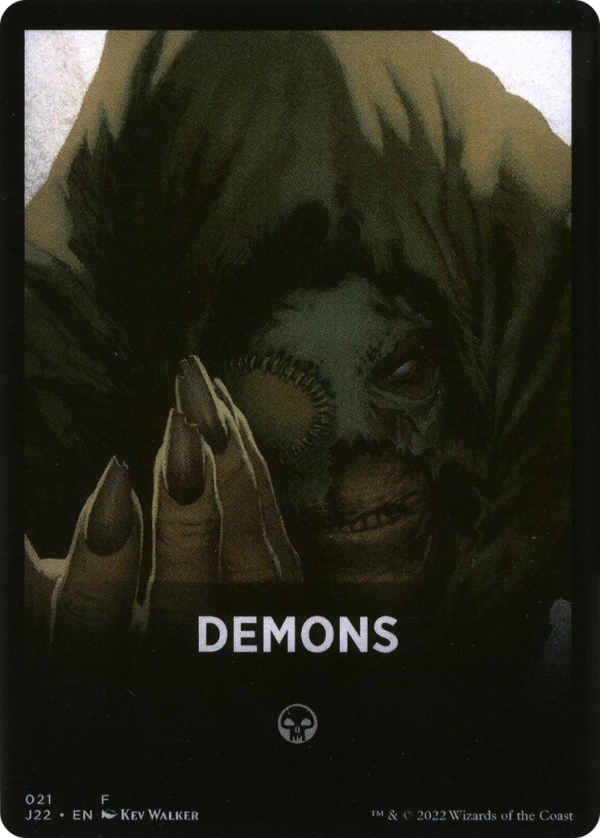 Demons Theme Card [Jumpstart 2022 Front Cards] For Sale