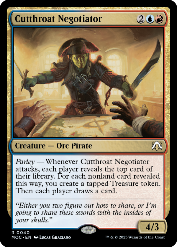 Cutthroat Negotiator [March of the Machine Commander] Online now