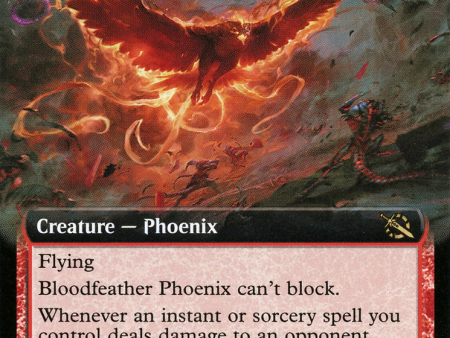 Bloodfeather Phoenix (Extended Art) [March of the Machine] on Sale