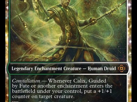 Calix, Guided by Fate (Showcase Halo Foil) [March of the Machine: The Aftermath] For Cheap