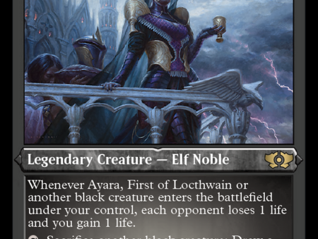 Ayara, First of Locthwain (Foil Etched) [Multiverse Legends] Online Hot Sale