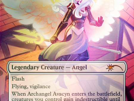 Archangel Avacyn    Avacyn, the Purifier (Borderless) [Secret Lair: From Cute to Brute] For Discount