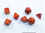 Chessex Scarab Mini Scarlet Gold 7-Die Set Cheap