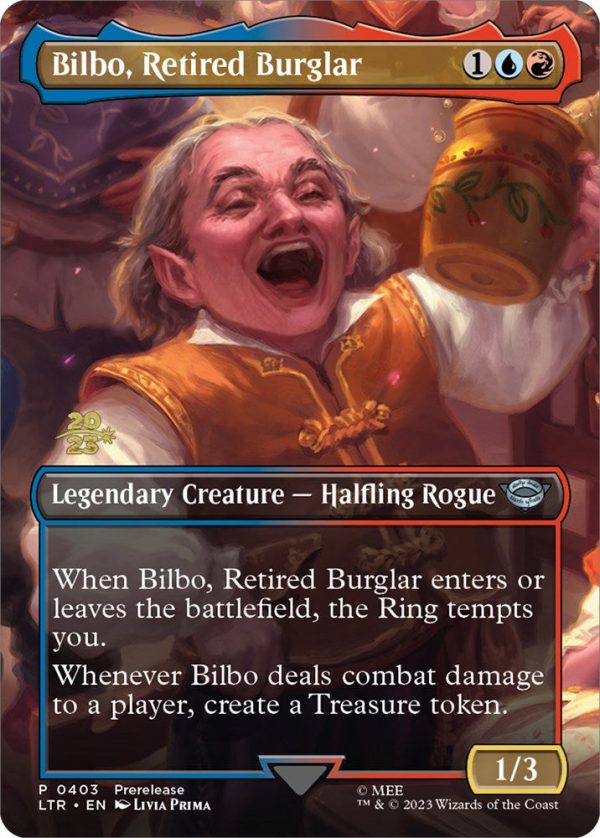 Bilbo, Retired Burglar [The Lord of the Rings: Tales of Middle-Earth Prerelease Promos] For Cheap