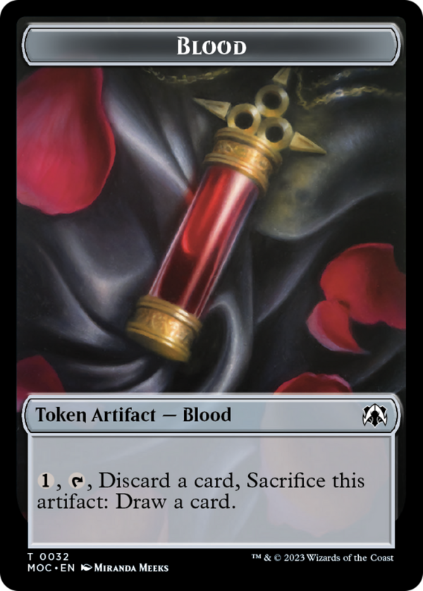 Blood    Shapeshifter Double-Sided Token [March of the Machine Commander Tokens] Hot on Sale