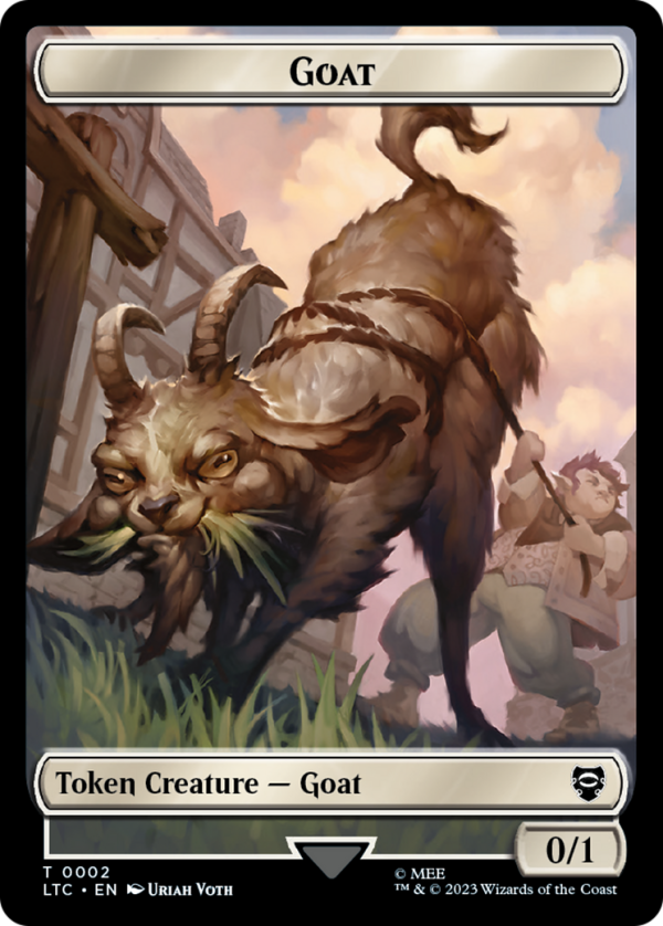 Bird    Goat Token [The Lord of the Rings: Tales of Middle-Earth Commander Tokens] Cheap