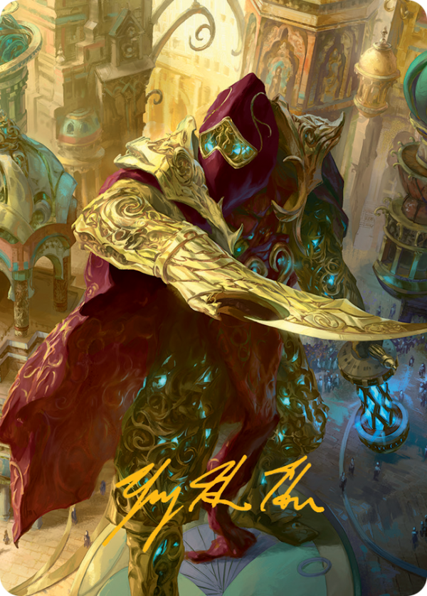 Baral, Chief of Compliance Art Card (Gold-Stamped Signature) [March of the Machine Art Series] Online now