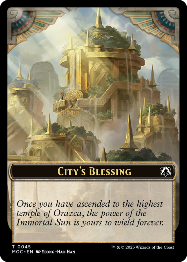 Butterfly    City s Blessing Double-Sided Token [March of the Machine Commander Tokens] Online