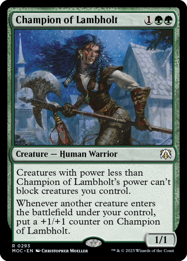 Champion of Lambholt [March of the Machine Commander] Cheap