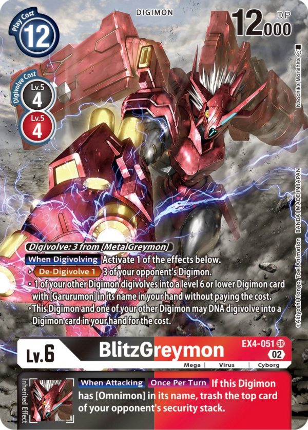 BlitzGreymon [EX4-051] (Alternate Art) [Alternative Being Booster] For Cheap