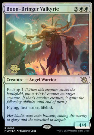 Boon-Bringer Valkyrie [March of the Machine Prerelease Promos] Online