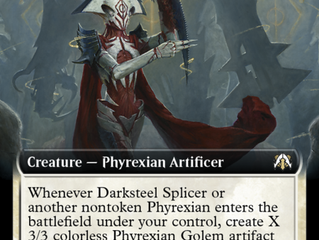 Darksteel Splicer (Extended Art) [March of the Machine Commander] Hot on Sale