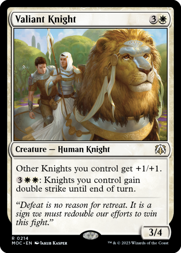 Valiant Knight [March of the Machine Commander] Discount