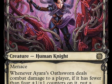 Ayara s Oathsworn (Showcase Halo Foil) [March of the Machine: The Aftermath] For Discount