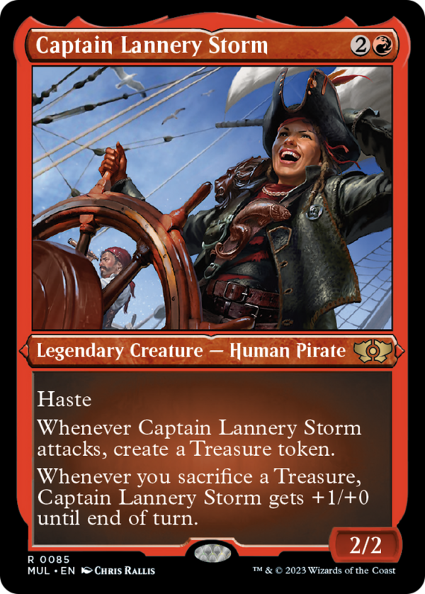 Captain Lannery Storm (Foil Etched) [Multiverse Legends] on Sale