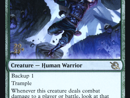 Doomskar Warrior [March of the Machine Prerelease Promos] on Sale