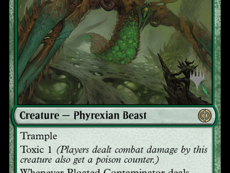 Bloated Contaminator (Promo Pack) [Phyrexia: All Will Be One Promos] on Sale