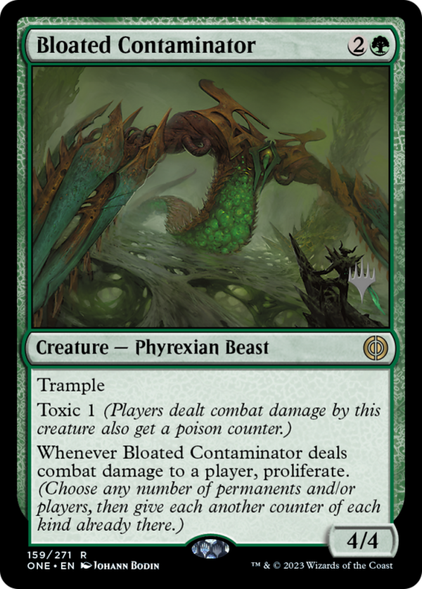 Bloated Contaminator (Promo Pack) [Phyrexia: All Will Be One Promos] on Sale