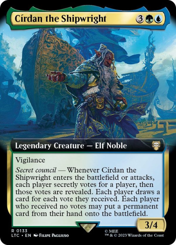 Cirdan the Shipwright (Extended Art) [The Lord of the Rings: Tales of Middle-Earth Commander] Cheap