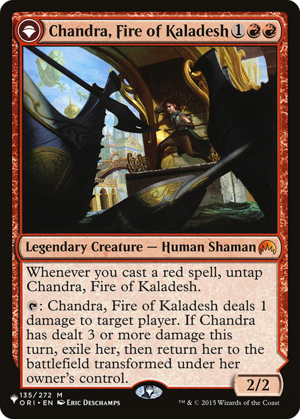 Chandra, Fire of Kaladesh    Chandra, Roaring Flame [Secret Lair: From Cute to Brute] Fashion