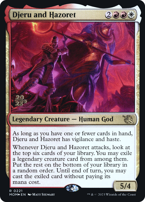 Djeru and Hazoret [March of the Machine Prerelease Promos] Supply