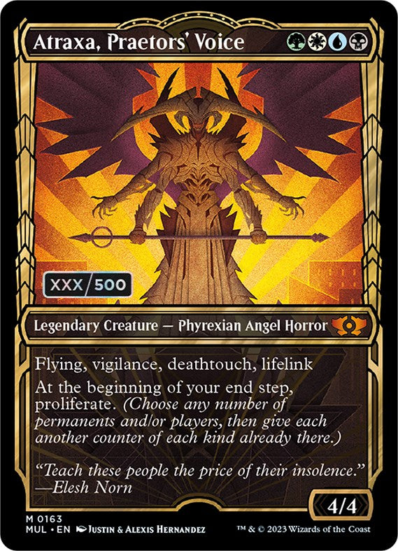 Atraxa, Praetors  Voice (Serialized) [Multiverse Legends] For Sale