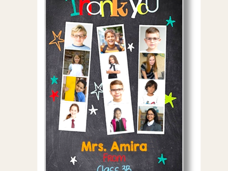 Thank you Teacher Board with pics Online now