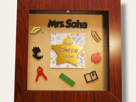 Teacher shadow box Cheap