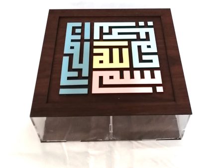 Acrylic & wood box (pastels) Online Sale