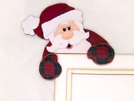 Santa corner door decoration Hot on Sale