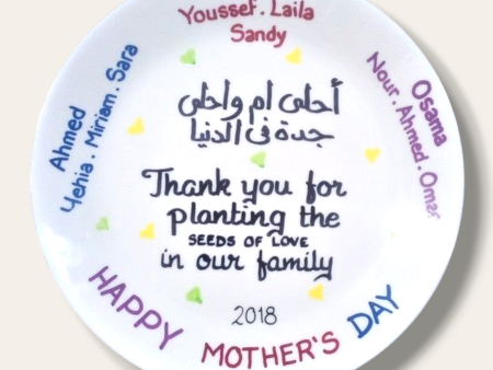 Hand painted decorative plate 011 Discount