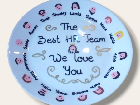 Hand painted decorative plate 018 For Discount