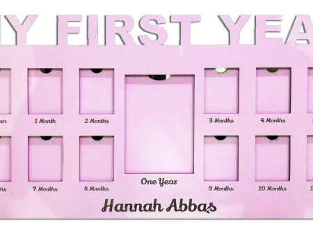 Baby First Year frame (cut out letters) Cheap