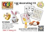 Egg colouring kit 7 (3D chick & bunny kit) Online Hot Sale